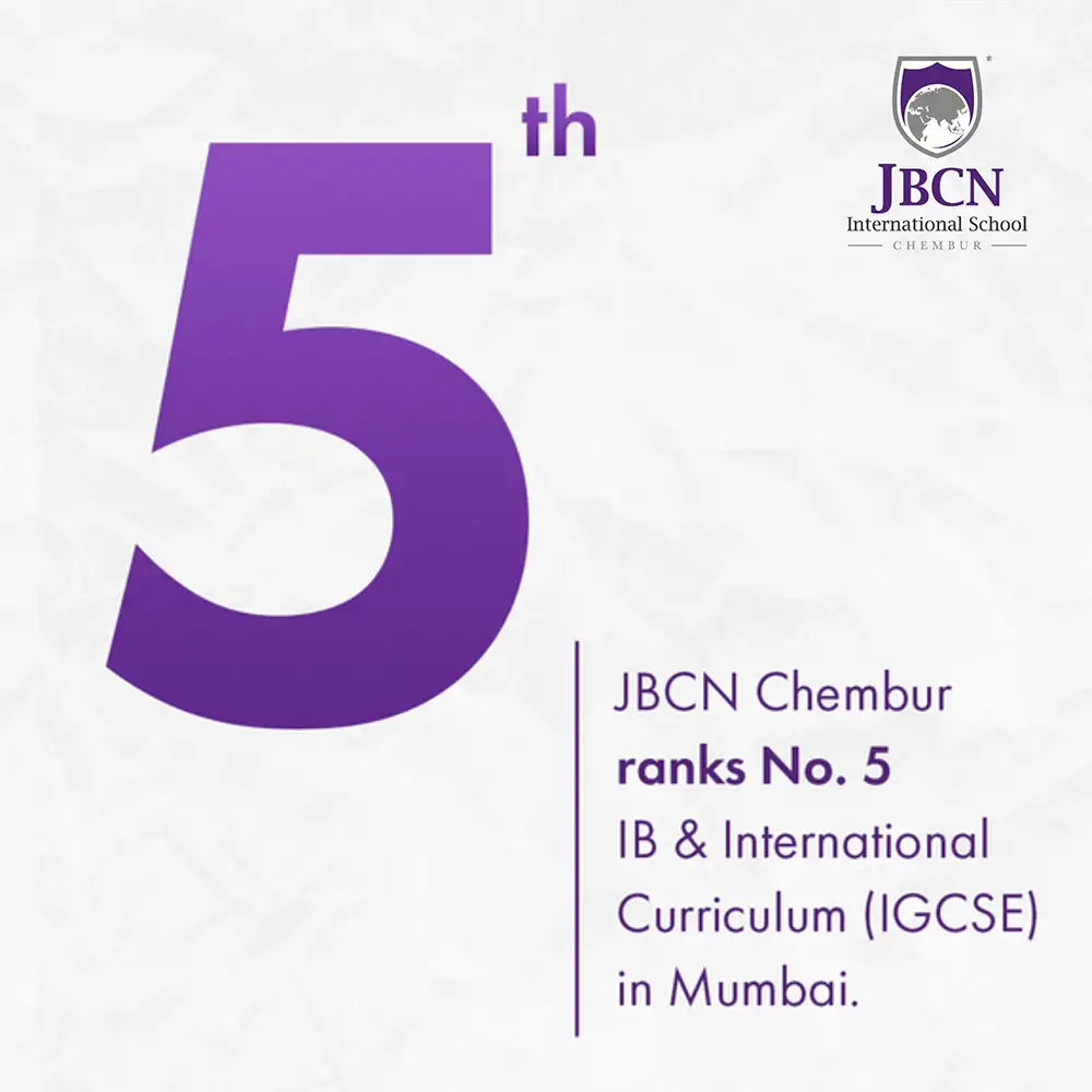 Ranked No.5 in International Curriculum and IB in Mumbai