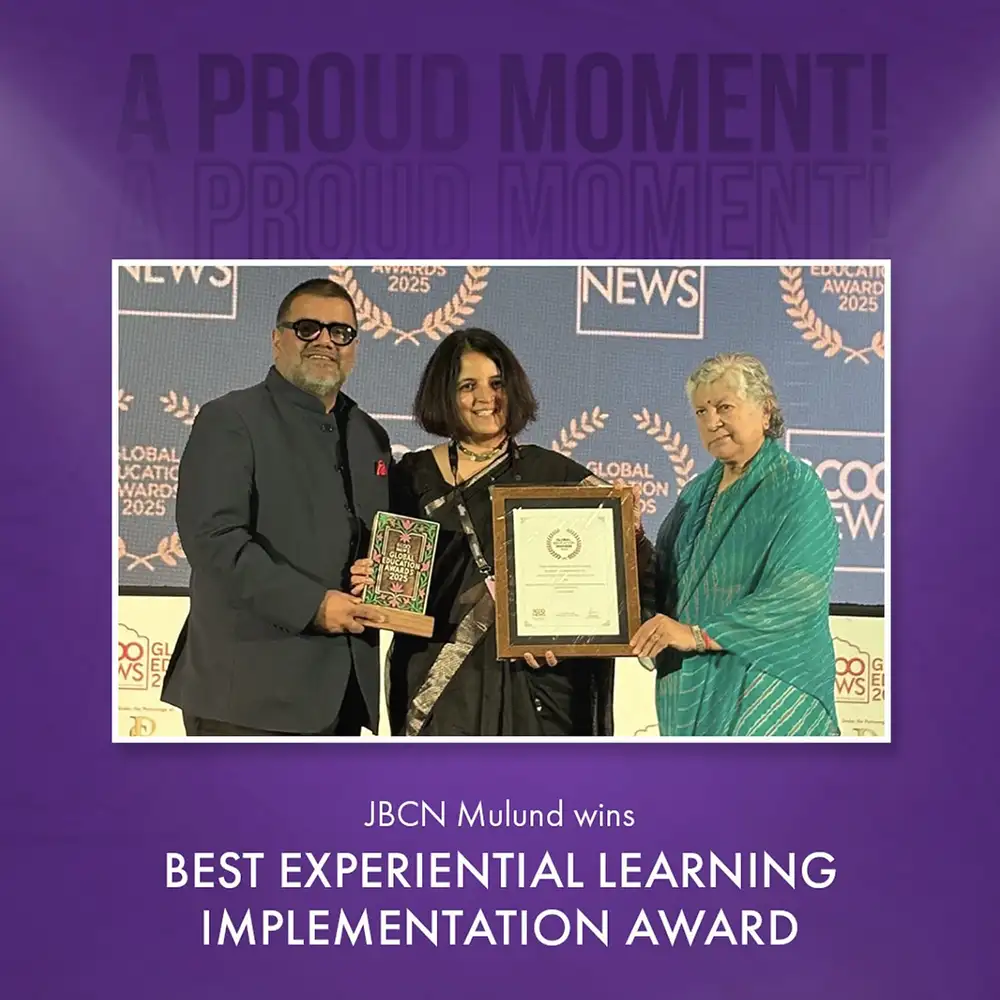 JBCN International School Mulund wins Best Experential Learning Implementation Award 2025